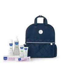 MUSTELA Borsa Da Passeggio Grigia Edizione Limitata - Kit Completo Prodotti Neonato - Foto 3