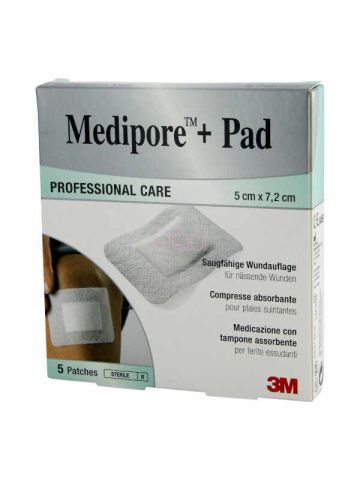 3m Medipore+pad Medicazione 5 Pezzi