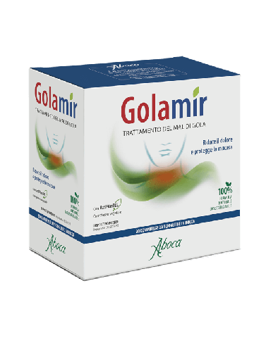 Aboca Golamir Trattamento Gola 20 Compresse Orosolubili