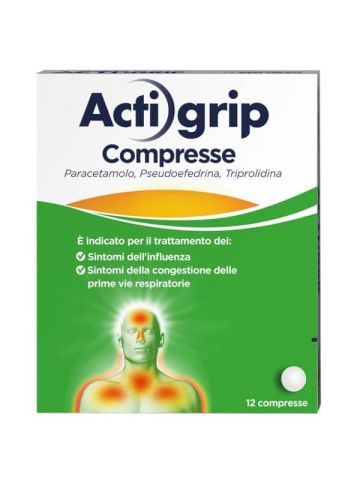 Actigrip*12 Compresse 2,5 + 60 + 500mg