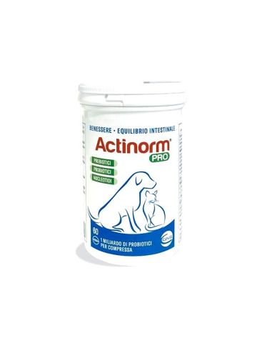 ACTINORM_PRO_FERMENTI_LATTICI_CANI_GATTI_DISTURBI_GASTROINTESTINALI_60_COMPRESSE