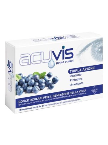 Acuvis Gocce Oculari 10 Flaconcini 0,5ml