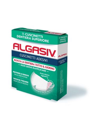 Algasiv Adesivi Protesi Superiori 15 Pezzi