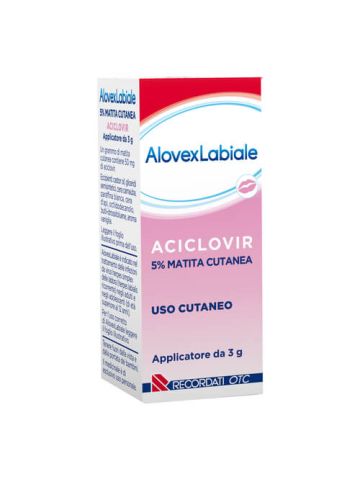 Alovexlabiale Matita Cutanea 5% 3g