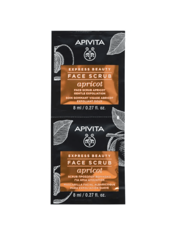 Apivita Express Beauty Face Scrub Albicocca 2x8ml