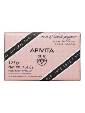 APIVITA_NATURAL_SOAP_ROSA_PEPE_NERO_SAPONE_SOLIDO_125G