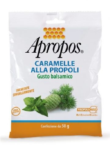 Apropos Caramelle Balsamiche Alla Propoli Gola 50g