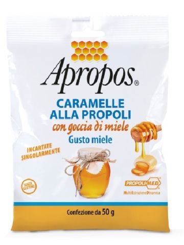 Apropos Caramelle Miele Alla Propoli Gola 50g