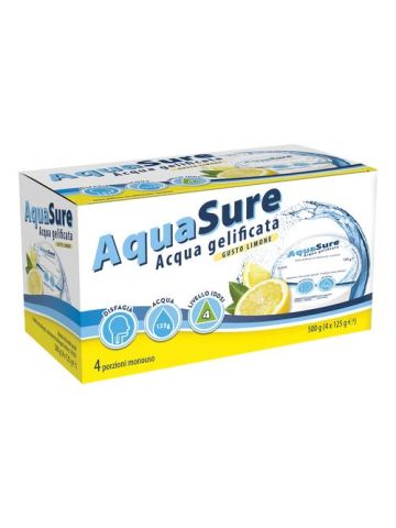 Aquasure Acqua Gelificata Disfagia Limone 4x125g