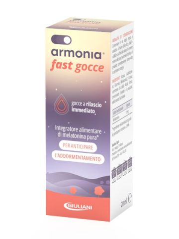 Armonia Fast  Melatonina 1mg Gocce Sonno Riposo 20ml