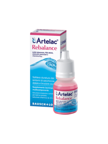 Artelac Rebalance Gocce Oculari Lubrificanti Occhi Secchi 10ml