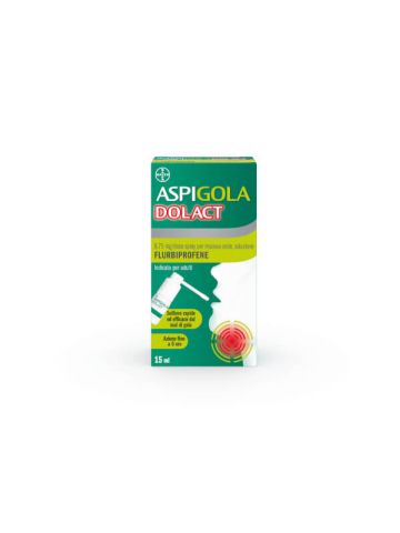 Aspigola Dolact Spray 8,75mg/dose Flurbiprofene 15ml