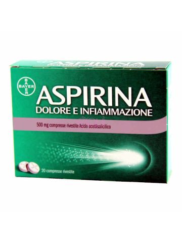Aspirina Dolore Infiammazione 500mg 20 Compresse