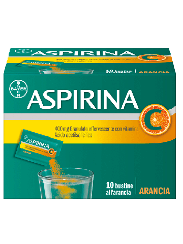 Aspirina Vitamina C Granulato 400mg 10 Bustine