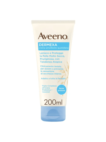 Aveeno Dermexa Crema Emolliente Pelli Secche 200ml