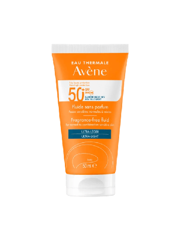 Avène Solare Fluido Viso Senza Profumo Spf50+ 50ml