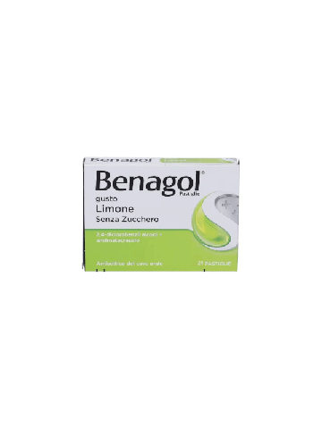 Benagol 24 Pastiglie Limone Senza Zucchero