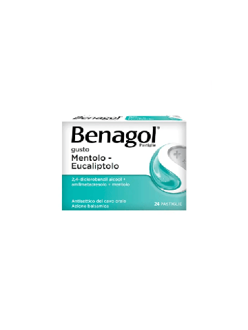 Benagol 24 Pastiglie Mentolo Eucaliptolo