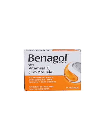 Benagol Vitamina C 24 Pastiglie Arancia