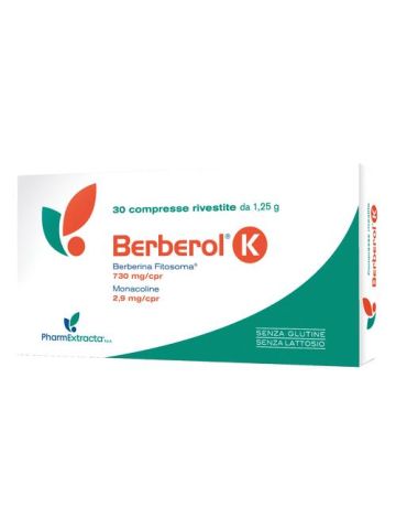 Berberol K Berberina Monacoline Colesterolo 30 Compresse