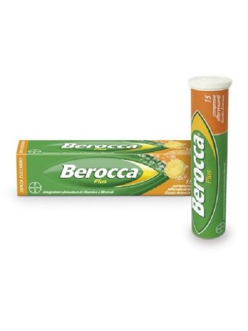 Berocca Plus Tonico Fisico Mentale 15 Compresse Effervescenti