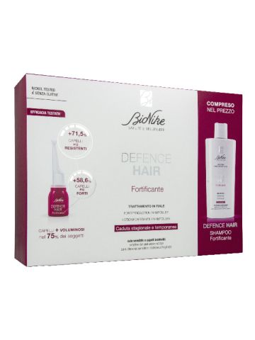 Bionike Defence Hair Bipack Fortificante Capelli 21 Fiale + Shampoo