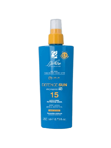 Bionike Defence Sun Pro-repair 4d Spf15 Latte Solare Spray 200ml