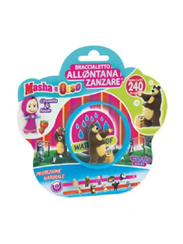 Braccialetto Allontana Zanzare Masha&orso 240 Ore