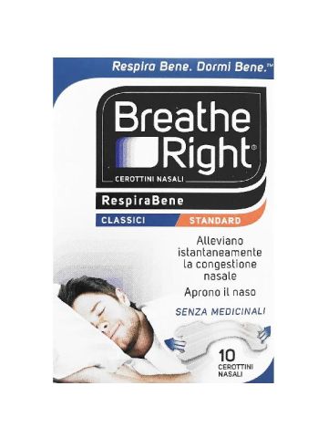 Breathe Right Respirabene 10 Cerotti Classici