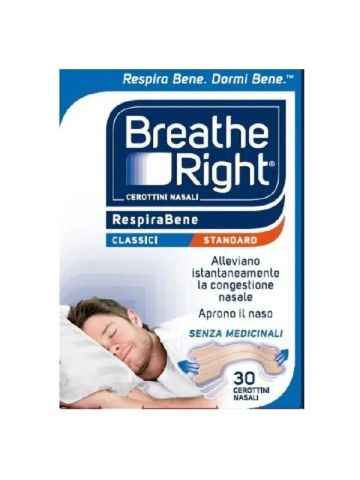 Breathe Right Respirabene 30 Cerotti Classici