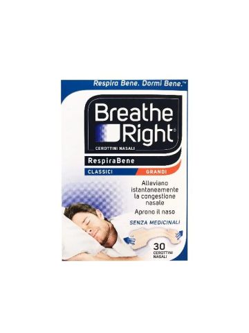 Breathe Right Respirabene 30 Cerotti Grandi