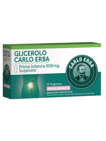 Carlo Erba Glicerolo Prima Infanzia 900mg Supposte