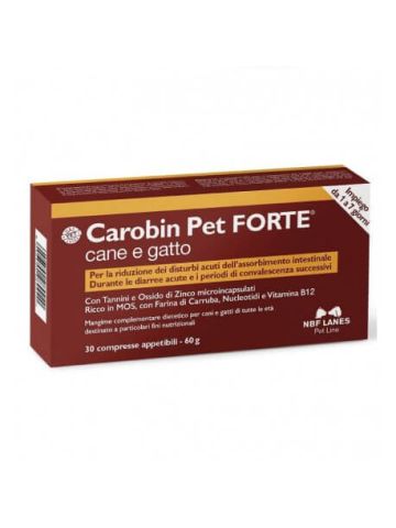 CAROBIN_PET_ULTRA_NBF_LANES_CANI_GATTI_DISSENTERIA_30_COMPRESSE