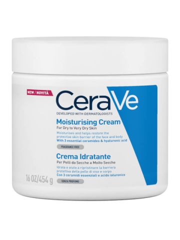 Cerave Crema Idratante Viso Corpo Pelle Secca 454g