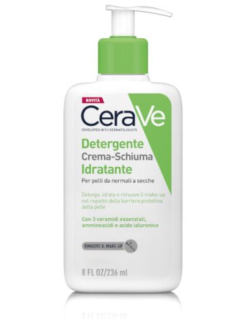Cerave Detergente Crema-schiuma Idratante Viso Pelle Secca 236ml