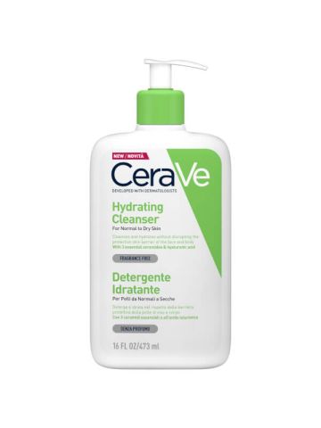 Cerave Detergente Idratante Viso Corpo Pelle Secca 473ml