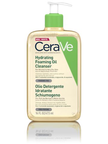 Cerave Olio Detergente Idratante Schiumogeno Viso Corpo 473ml