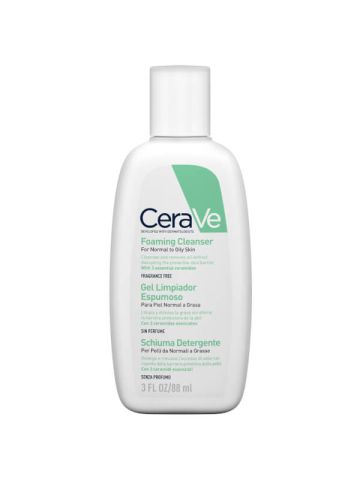 Cerave Schiuma Detergente Viso Corpo Pelle Grassa Travel Size 88ml