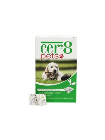 Cer'8 Pets Repellente Zanzare 36 Cuscinetti