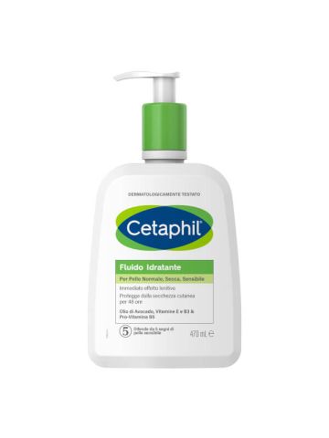 Cetaphil Fluido Idratante Pelle Normale Secca Sensibile 470ml