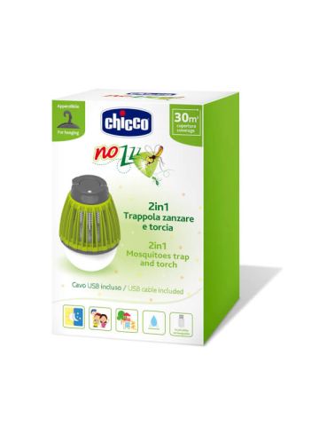 Chicco 2 In 1 Trappola Zanzare Torcia Portatile