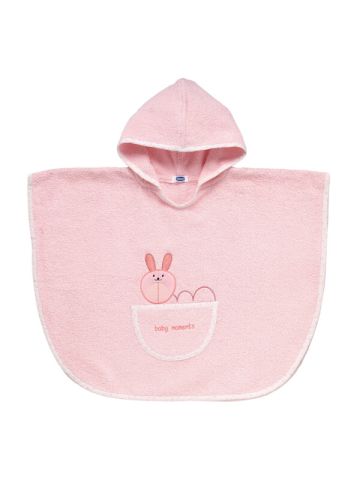 CHICCO_ACCAPPATOIO_PONCHO_ROSA_CONIGLIETTO_12M_