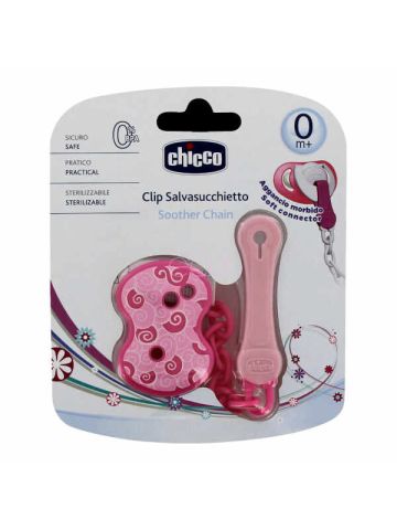 Chicco Clip Con Catenella Mix Color