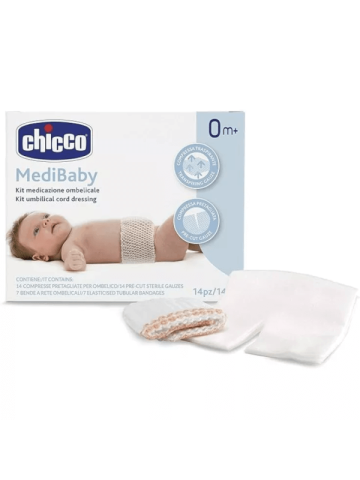 Chicco Medibaby Kit Medicazione Ombelicale 14+7 Pezzi