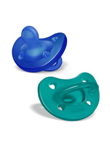 Chicco Physioforma Gommotto 16-36 Mesi Silicone Azzurro 2 Pezzi