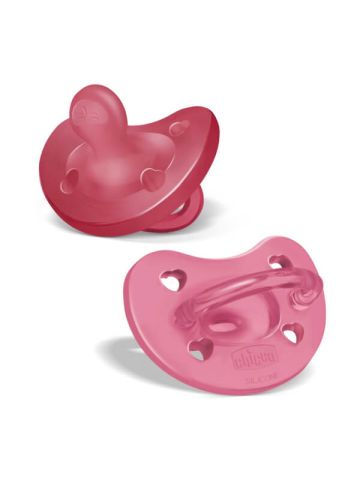 CHICCO_PHYSIOFORMA_GOMMOTTO_SOFT_16_36_MESI_SILICONE_ROSA_2_PEZZI