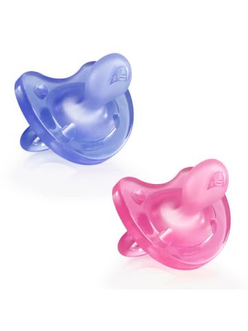 Chicco Physioforma Gommotto Soft 6-16 Mesi Silicone Rosa 2 Pezzi