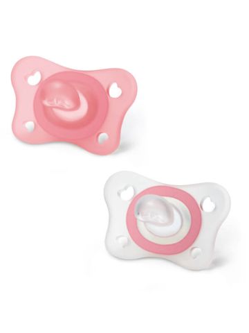 Chicco Physio Gommottino Silicone Rosa 2-6 Mesi 2 Pezzi