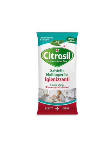 Citrosil Home Protection Salviette Multisuperfici Igienizzanti Eucalipto