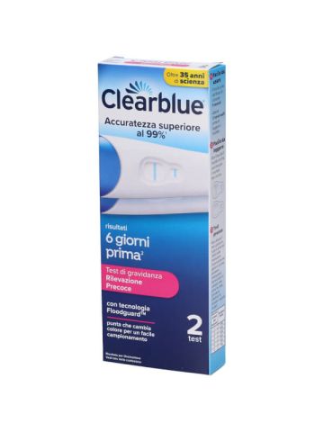 Clearblue Test Gravidanza Rilevazione Precoce 2 Pezzi